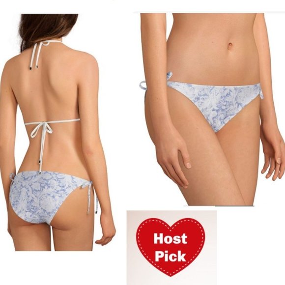 String Bikini Bottoms - Blue - by Chelsea & Violet - Picture 1 of 3
